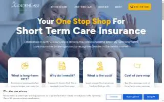 Goldencare Adult Day Care website