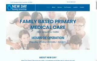New Day Family Practice LLC website