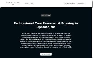 Alpha Tree Care LLC website