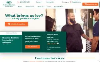 Christian Brothers Automotive Lexington website