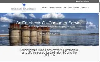 Williams Insurance Team website