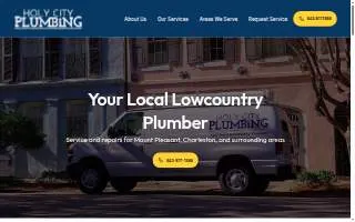 Holy City Plumbing website