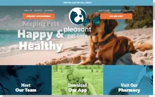 Pleasant Pet Care website