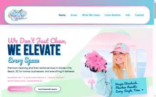 The Clean Up Club website