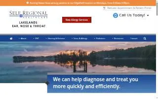 Lakelands ENT of Newberry website