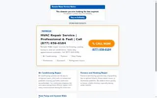 Andrews Heating & Cooling website