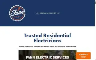 Fann Electric Services website