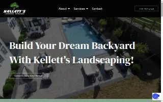 Kellett Landscaping website