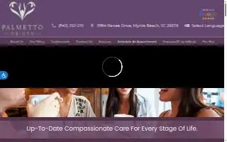 Palmetto OBGYN of Socastee website