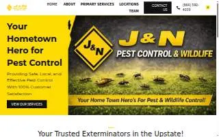 J&N Pest Control website