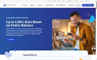 Spero Financial of Spartanburg website