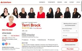 Terri Brock - State Farm Insurance Agent website