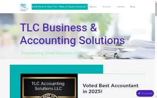 TLC Accounting Solutions LLC website
