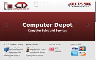 Computer Depot of Sumter website