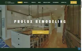 ProLux Remodeling website