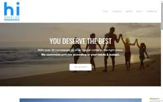 Hipkins Insurance website