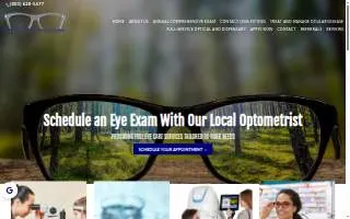 James-Oliver Eyecare website