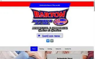 Barton Heating & Air Conditioning website
