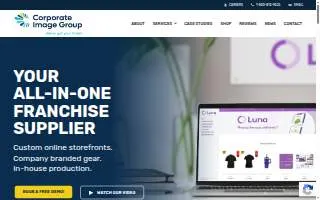 Corporate Image Group, Inc. website