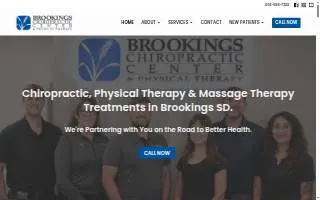 Brookings Chiropractic Center & Physical Therapy website