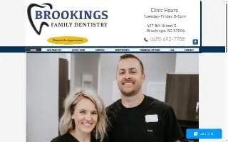 Brookings Family Dentistry website
