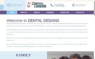 Dental Designs of Mitchell website