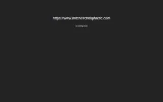 Mitchell Chiropractic & Acupuncture Center, P.C. website