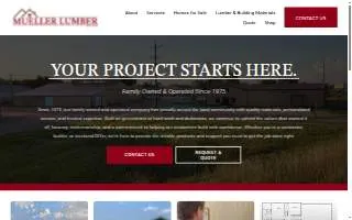 Mueller Lumber Company website