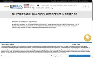 Beck Motor Company - Service Department