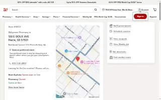 Walgreens of Pierre website