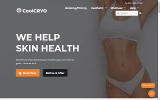 CoolCRYO Aesthetics & Wellness website