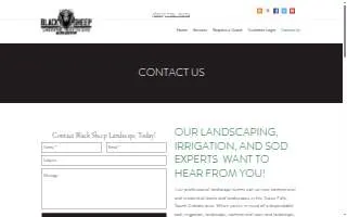 Black Sheep Landscape website