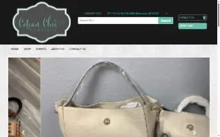 Coteau Chic Boutique website
