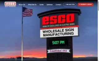 Esco Manufacturing Inc website