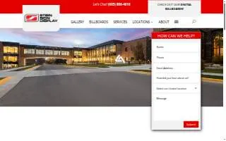 Stein Sign Display website