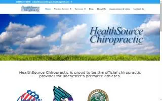 HealthSource Chiropractic of Brentwood website