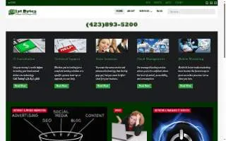 1st Bytes Technology Services website