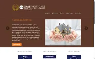 Chatt Mortgage website