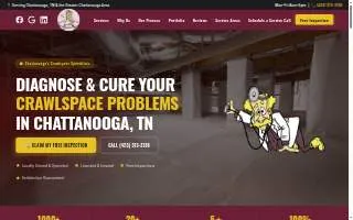 Crawlspace Doctor of Chattanooga website
