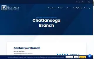 Highlands Residential Mortgage of Chattanooga website