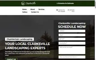 Chamberlain Landscaping LLC website