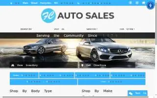 Fort Campbell Auto Sales of Clarksville website