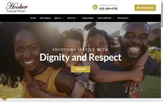 Hooker's Funeral Home website