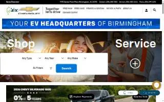 Serra Chevrolet Clarksville website