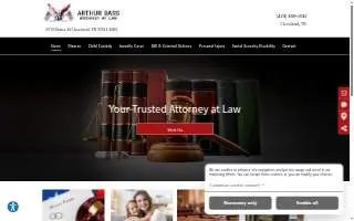 ARTHUR BASS, Attorney at Law website