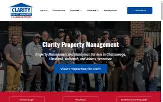 Clarity Property Management website