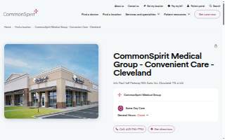 CommonSpirit - Convenient Care - Cleveland