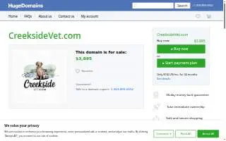 Creekside Veterinary Hospital of Cleveland website