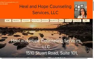 Heal and Hope Counseling Services, LLC website