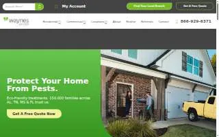 Waynes Pest Control of Panama City website